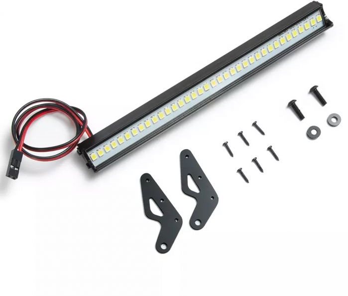 Barre Lumineuse LED RC, 36 Barres Lumineuses LED Haute Simulation Lampe de Toit de Voiture RC Télécommande Durable Kit de Barre Lumineuse de Voiture pour -4 SCX10 90046