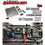 BasherQueen Traxxas XRT Max6 ESC Adapter Plate Carbon Fiber & Switch Mount