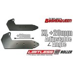 BasherQueen Rear Carbon Wing Mount XL (+20mm) Arrma Limitless - Adjustable A