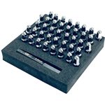 Bullet Wheel Lugs, Silver Chrome, M2.5 Studs, With Tool, 40Pcs