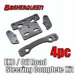 BasherQueen Heavy Duty Carbon Fiber Steering Kit all Arrma EXB / Off-Road (4