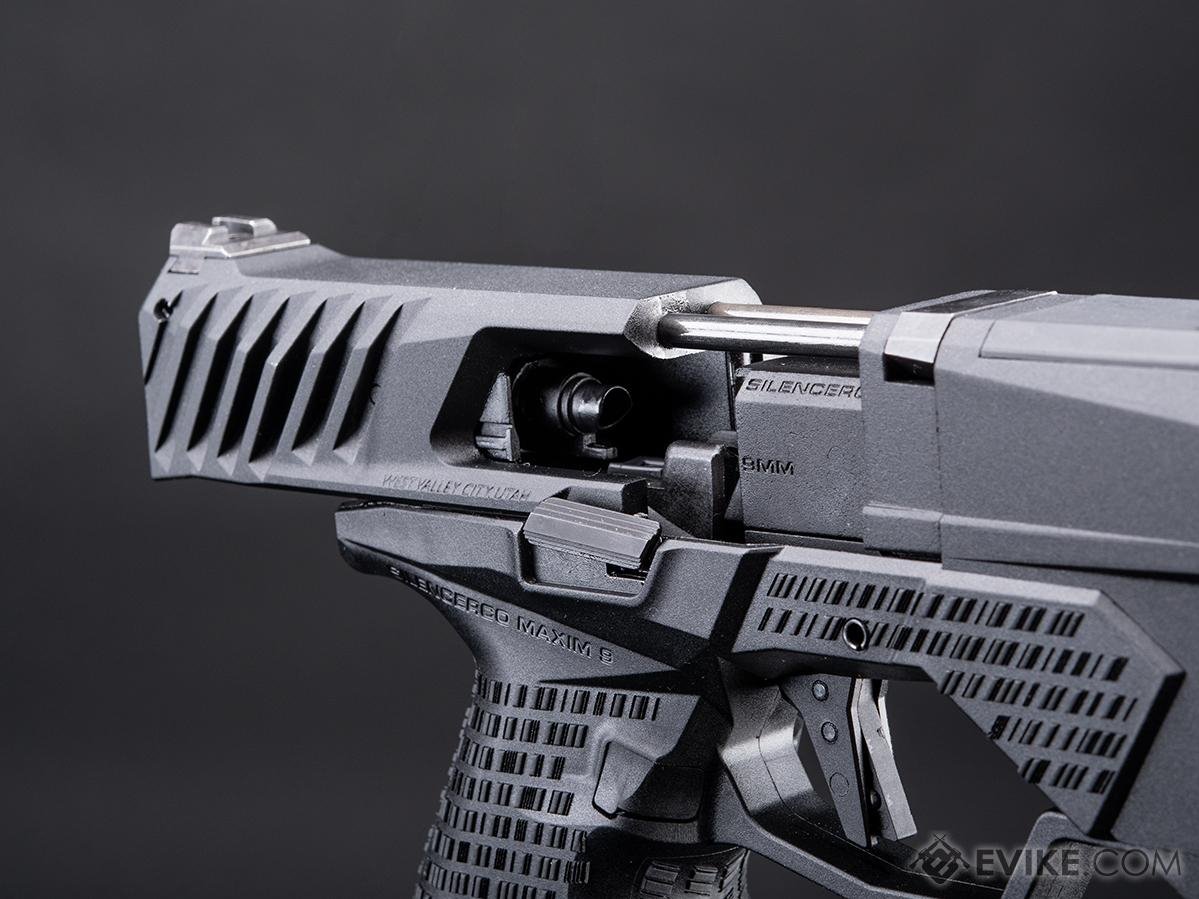 Krytac Silencerco Licensed Maxim 9 Integrally Suppressed Gas Blowback A Krytac Gbb Maxim9s Bk01