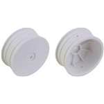 4WD Front Wheels, 2.2", 12mm hex, +1.5mm, white