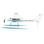 Play Steam Global Hawk Rc Trainer Airplane W/Floats - Blue
