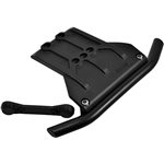 Front Bumper And Skid Plate, Black, For The Traxxas Sledge