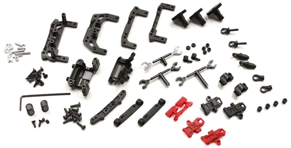 Kyosho Mini-Z Awd Ma-030Evo Red Chassis Set (Limited Edition