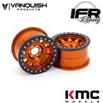 KMC 2.2 KM236 Tank Orange Anodized