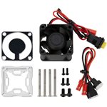 4028 Esc Cooling Fan, Silver, For Hobbywing Max6, Max8, Arrma 6S