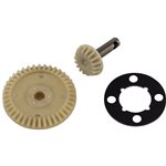 Rc10b74.2 Ft Ring And Pinion Gear Set, Molded