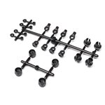 Molded Shock Parts Set: 1/10 SCX10 PRO Comp Scaler