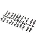M4 Straight Rod End: 1/10 SCX10 PRO Comp Scaler
