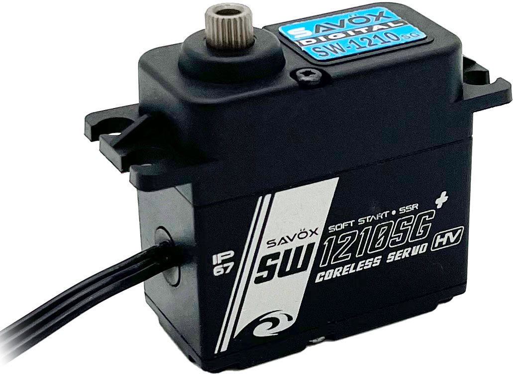 Savox Waterproof High Voltage Coreless Digital Servo With Soft Start .