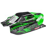 Polycarbonate Body, Asuga Xlr, Painted Green, Cut