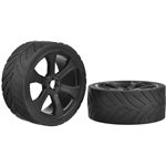 Sprint Rxa, Asuga Xlr Street Tires, Low Profile, Glued On Black