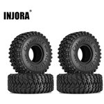 Injora 1.0 62*24mm S4 All Terrain Tires for 1/18 1/24 RC Crawlers (4) (