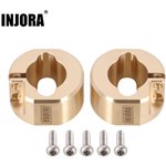 Injora 2PCS 14g/pcs Brass Rear Axle Counterweights for 1/18 TRX4M (4M-3