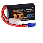2S 1100Mah 50C Lipo Battery W/Ec2 Plug: Losi Mini-B, Mini-T 2.0,