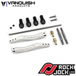 Vanquish Products Rock Jock Antirock Yeti Sway Bar V3 Clear Anodized