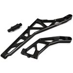 Billet Machined Rear Chassis Braces (2): Losi DBXL-E 2.0