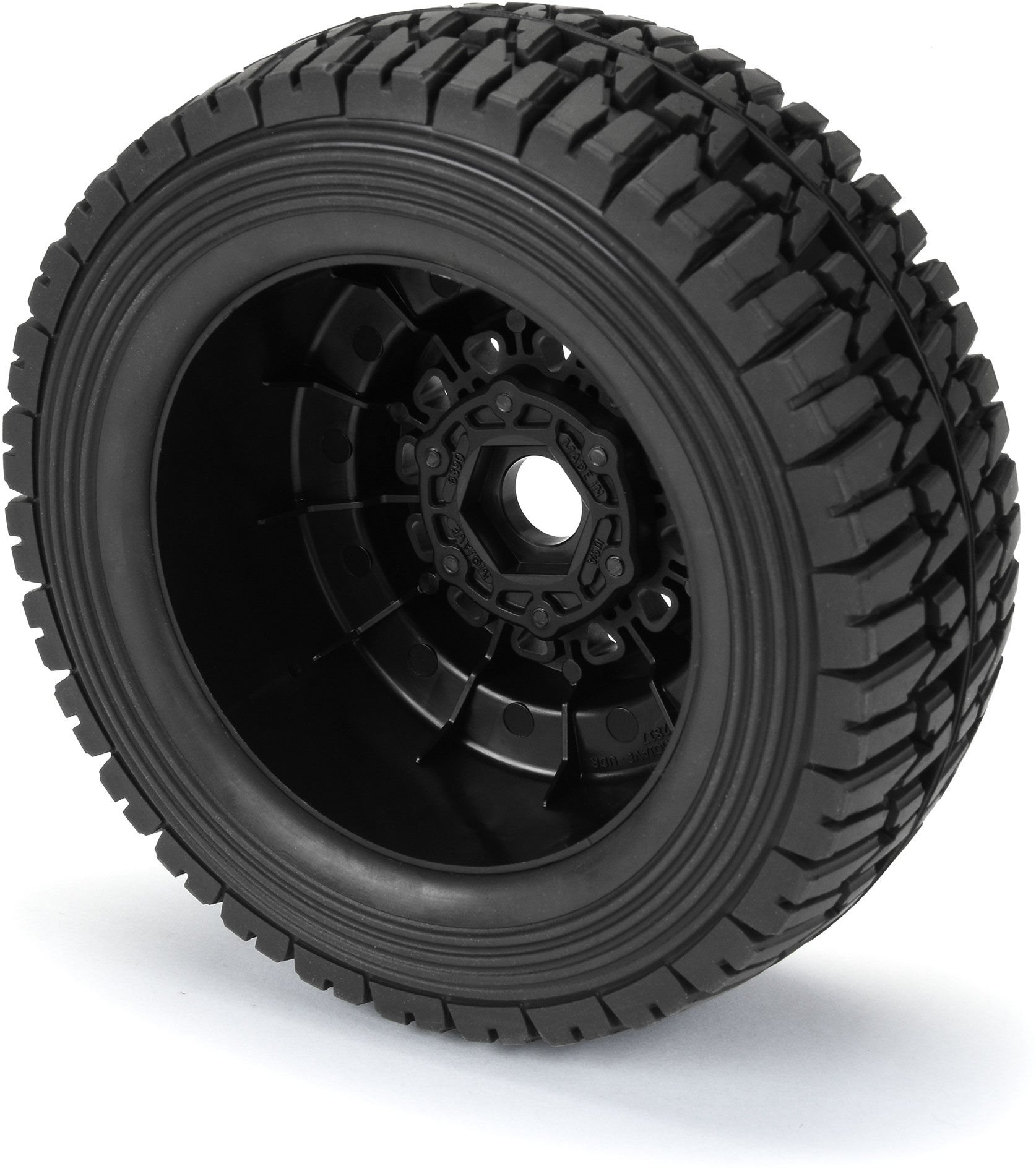 Proline 1/7 Mirage TT BELTED F/R Tires MTD 17mm Blk Raid (2