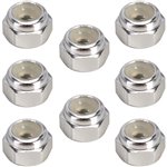 Injora 8PCS M2 Wheel Lock Nuts Flange Nuts for SCX24
