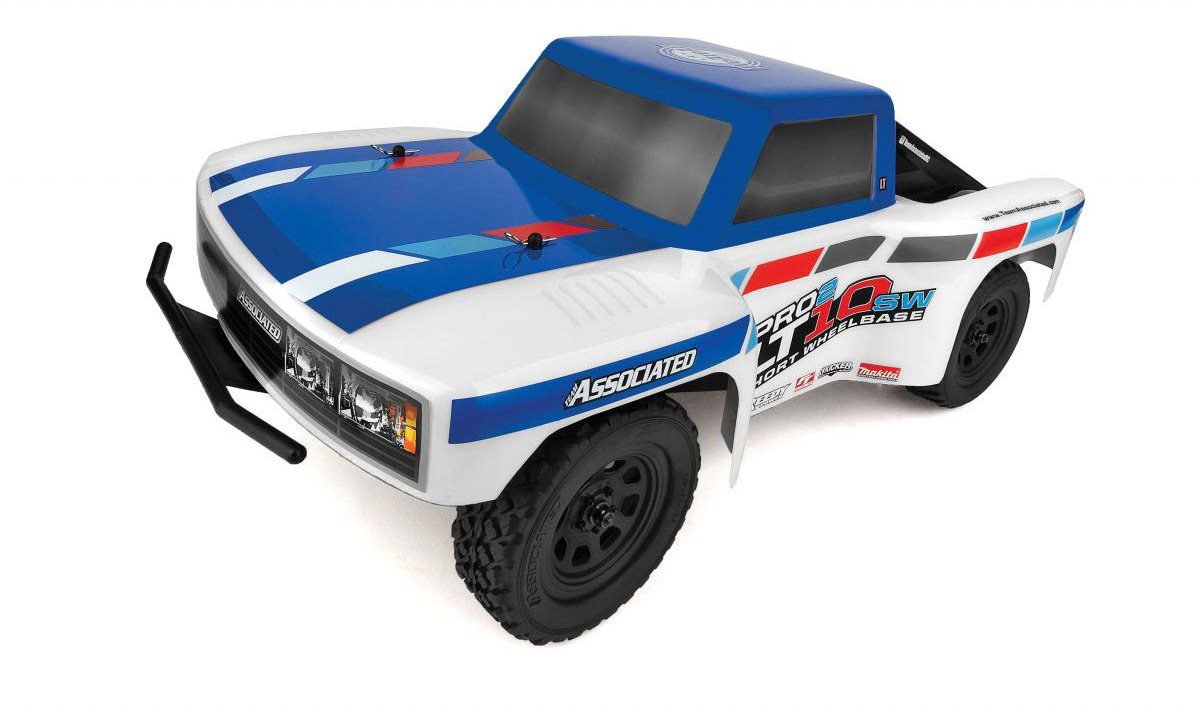 Associated Pro2 Lt10sw 1/10Th Electric Short Course Truck Rtr, Blue/White