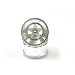 2.2 Rear Wheel In Satin Chrome, 1 Pair