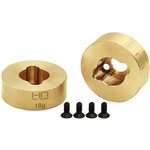 Brass Rear Hub 18g: Traxxas TRX4-M