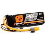 7.4V 2400mAh 2S Smart 30C LiPo Battery: IC3 Connector