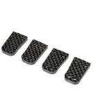 Rear Hub, C Plate, Carbon: 8X, 8XE 2.0