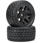 1/6 Bandito 2.0 F/R 5.7" Monster Truck Tires MTD 24mm Blk Ripper