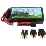 Gens Ace 11.4V 3600mAh 3S 60C G-Tech Smart Lipo Battery: Universal