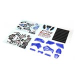 Blue Plastics with Wraps: Promoto-MX