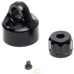 Shock Cap Set, Aluminum, Black: Promoto-MX