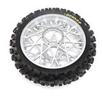 Dunlop MX53 Rear Tire Mounted, Chrome: Promoto-MX