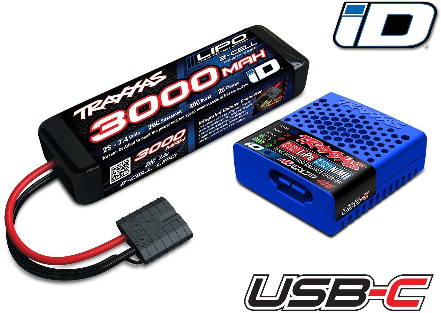 Traxxas 2S Lipo Completer 2827X/2985 (Traxxas 2985-2S | TRA2985-2S