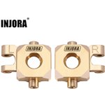 Injora 11g/pcs Brass Steering Knuckles for 1/18 TRX4M (2) (4M-04)