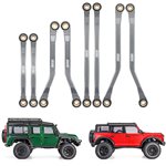 Injora Aluminum High Clearance Chassis Links Set for 1/18 TRX4M (4M-37)