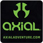 Axial Square Logo Sticker