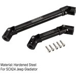 Injora Steel Front Rear Center Drive Shafts for Axial SCX24 Jeep Gladia