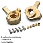Injora 2PCS 8g/pcs Brass Front Steering Knuckles, RC Counter Weights fo