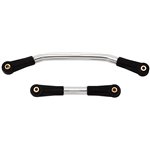 Injora Stainless Steel Steering Link with Plastic Rod Ends for SCX24 AX
