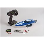 Lightwave Electric Micro Rtr Boat; Blue