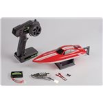 Lightwave Electric Micro Rtr Boat; Red