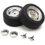 Glued Classic Rally Tire Fz02(M), Plating, 2Pcs