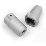 Axial SCX10 Lockouts Clear Anodized