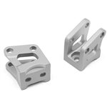 Axle Shock Link Mounts Clear Anodized: Axial AR60
