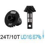 Injora Overdrive Underdrive Alloy Steel Helical Gears for 1/18 TRX4M