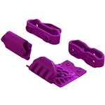 Lower Skid And Bumper Mount Set, Purple