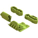 Lower Skid And Bumper Mount Set, Fluorescent Yellow